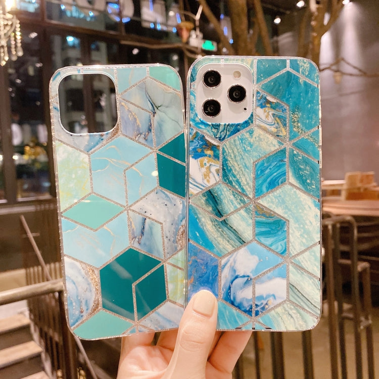 For iPhone 12 Pro Max IMD Marble Pattern Shockproof TPU Protective Case