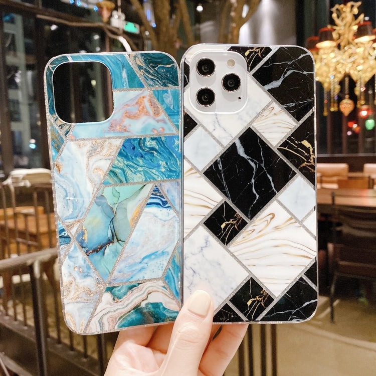For iPhone 12 Pro Max IMD Marble Pattern Shockproof TPU Protective Case