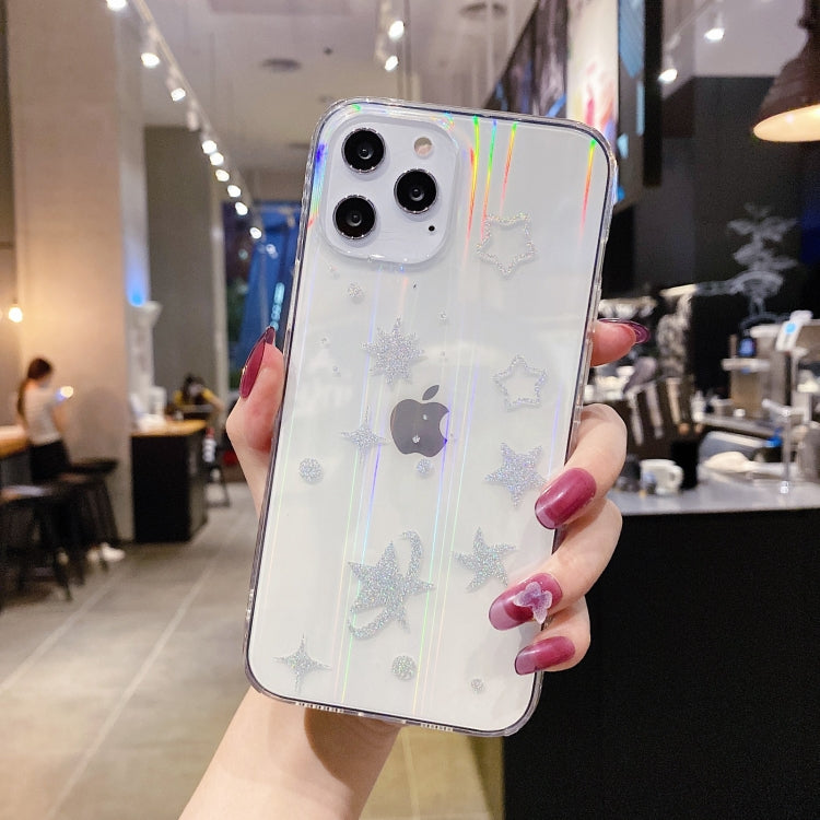 For iPhone 11 IMD Aurora Starry Sky Pattern Shockproof TPU Protective Case
