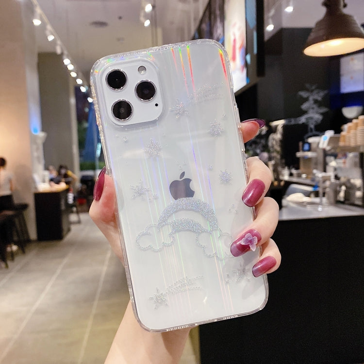 For iPhone 11 IMD Aurora Starry Sky Pattern Shockproof TPU Protective Case