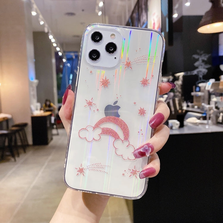 For iPhone 11 Pro IMD Aurora Starry Sky Pattern Shockproof TPU Protective Case
