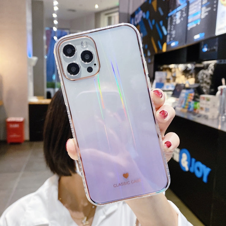 For iPhone 11 Pro IMD Gradient Aurora Pattern Shockproof TPU Protective Case