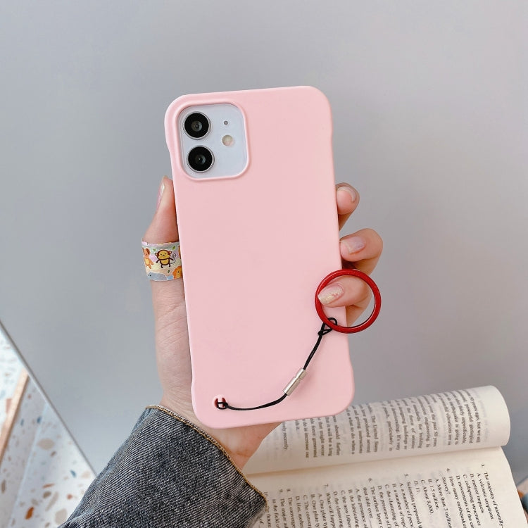 For iPhone 11 Skin Feeling Protective Case with Lanyard