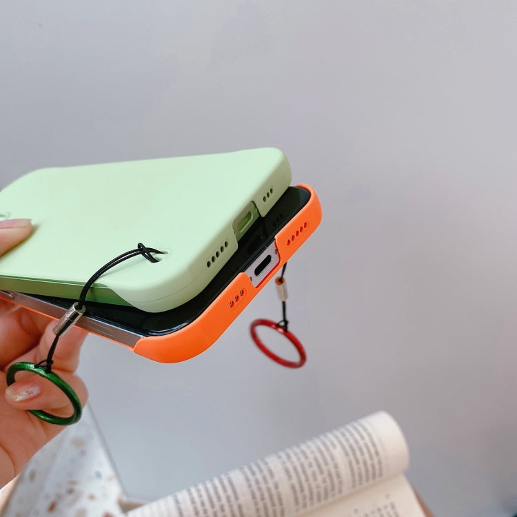 For iPhone 11 Pro Max Skin Feeling Protective Case with Lanyard
