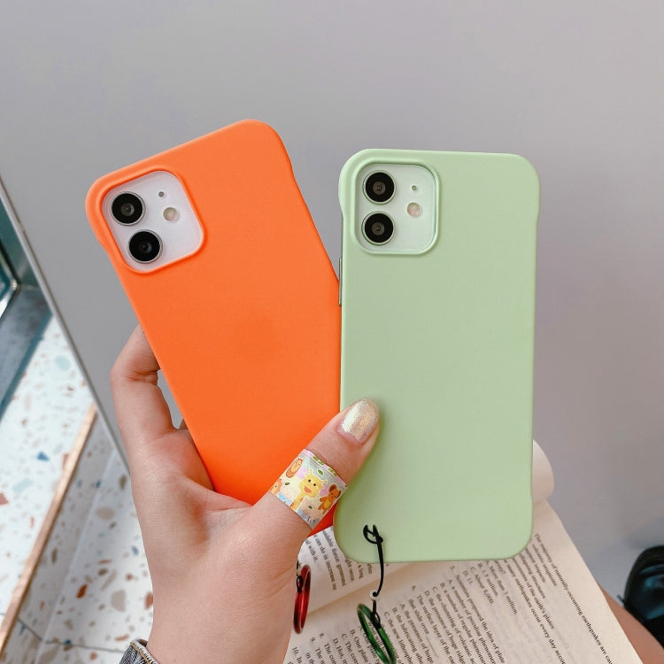 For iPhone 12 mini Skin Feeling Protective Case with Lanyard