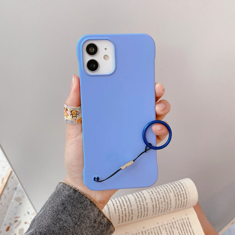For iPhone 12 Pro Max Skin Feeling Protective Case with Lanyard