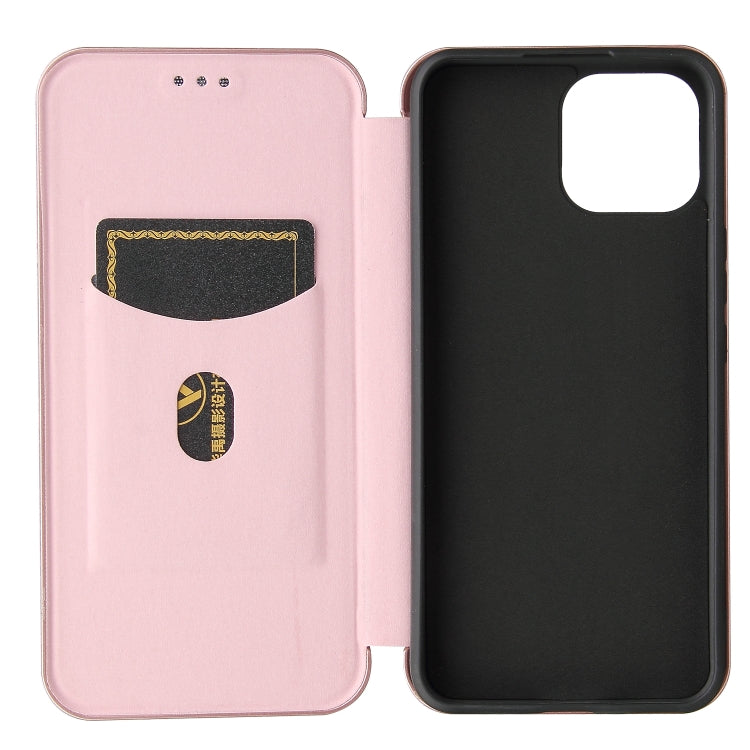 For Huawei nova 8 SE Carbon Fiber Texture Horizontal Flip TPU + PC + PU Leather Case with Card Slot