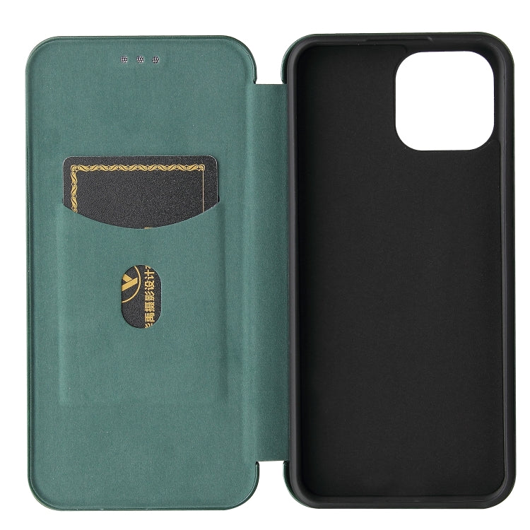 For Huawei nova 8 SE Carbon Fiber Texture Horizontal Flip TPU + PC + PU Leather Case with Card Slot