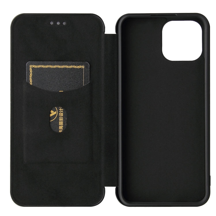 For Huawei nova 8 SE Carbon Fiber Texture Horizontal Flip TPU + PC + PU Leather Case with Card Slot