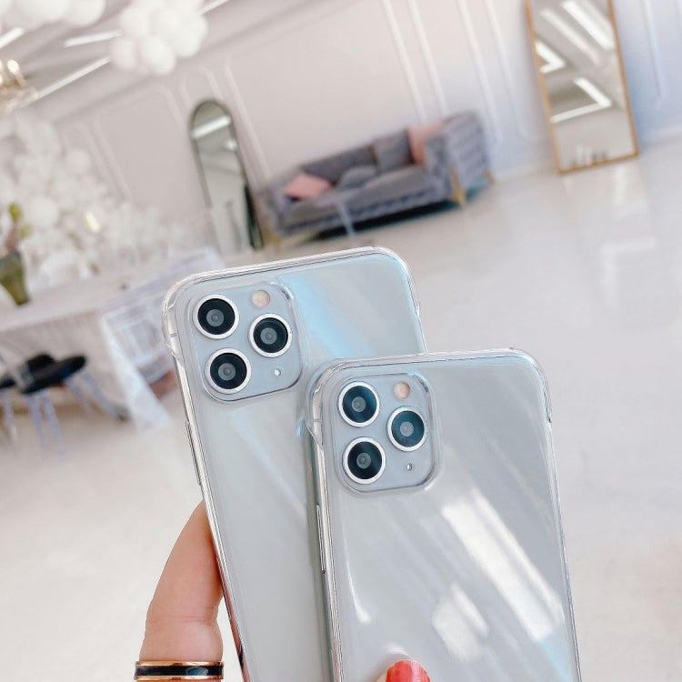 For iPhone 11 Pro Non-frame Four-corner Shockproof PC Case with Finger Ring Strap