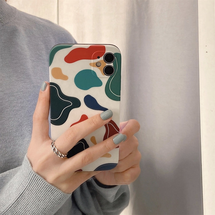 For iPhone 12 mini IMD Full Coverage Soft TPU Protective Case