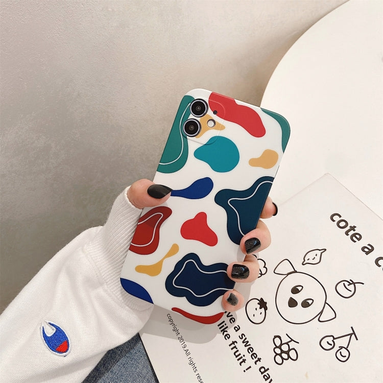 For iPhone 12 IMD Full Coverage Soft TPU Protective Case