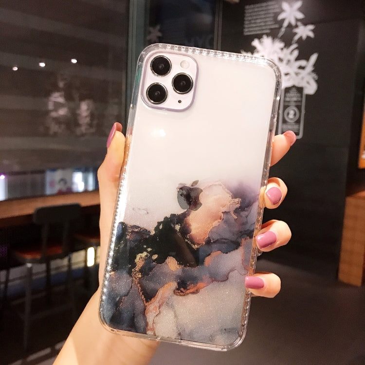 For iPhone 11 IMD Dreamy Watercolor Pattern Shockproof TPU Protective Case