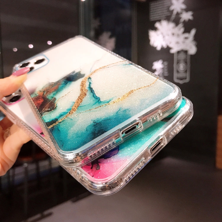For iPhone 12 mini IMD Dreamy Watercolor Pattern Shockproof TPU Protective Case