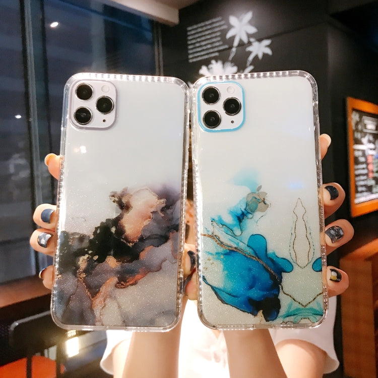 For iPhone 12 mini IMD Dreamy Watercolor Pattern Shockproof TPU Protective Case