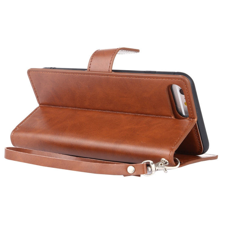 For iPhone 8 Plus MERCURY GOOSPERY DETACHABLE DIARY Detachable Horizontal Flip Leather Case with Holder & Card Slots & Zipper & Wallet