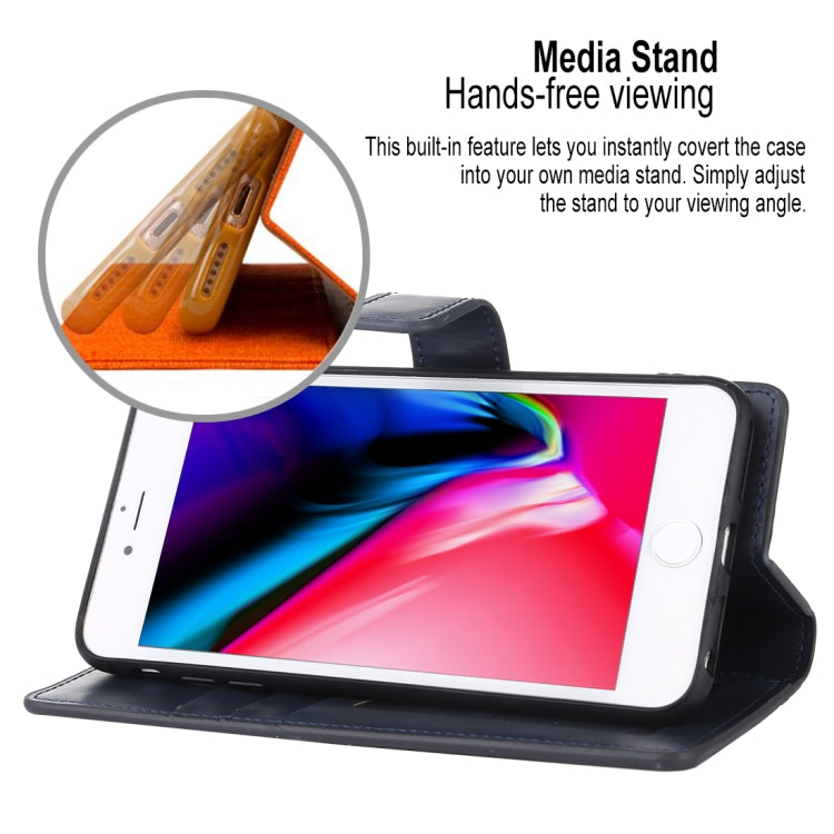 For iPhone 8 Plus MERCURY GOOSPERY DETACHABLE DIARY Detachable Horizontal Flip Leather Case with Holder & Card Slots & Zipper & Wallet