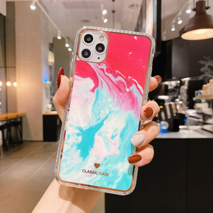 For iPhone 12 mini IMD Watercolor Rendering Pattern Shockproof TPU Protective Case