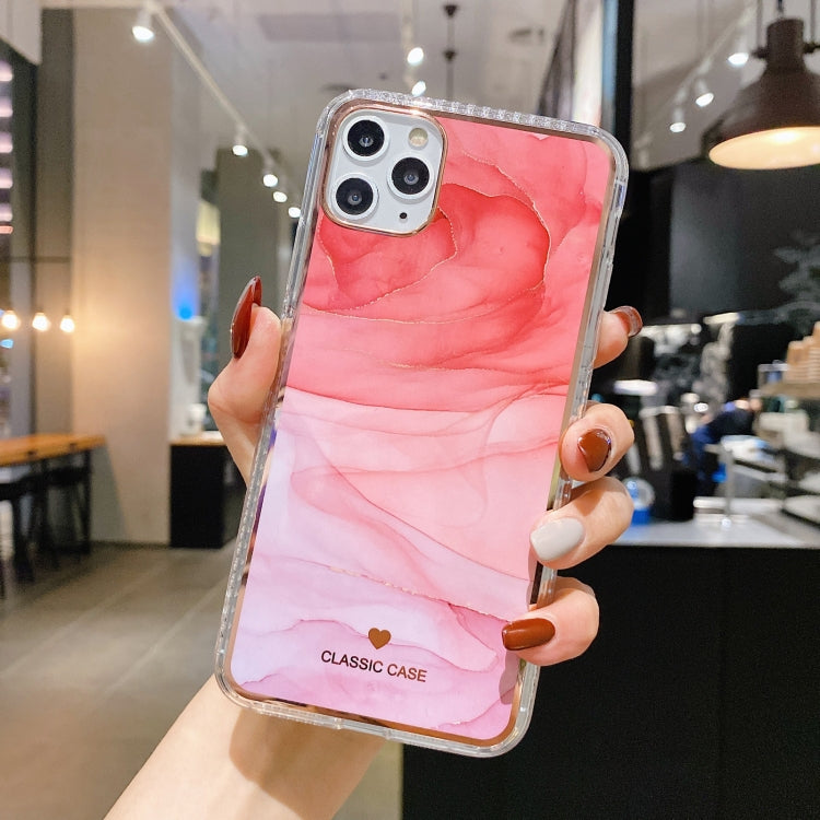 For iPhone 12 mini IMD Watercolor Rendering Pattern Shockproof TPU Protective Case