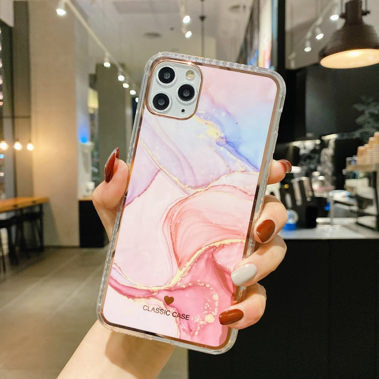 For iPhone 12 / 12 Pro IMD Watercolor Rendering Pattern Shockproof TPU Protective Case