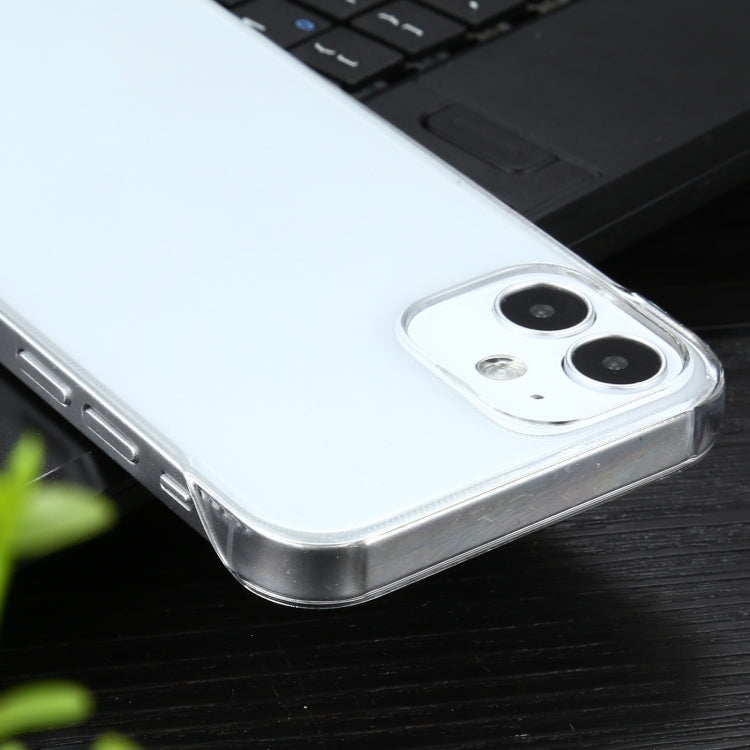 For iPhone 11 Non-frame Four-corner Shockproof Clear PC Case (Transparent)