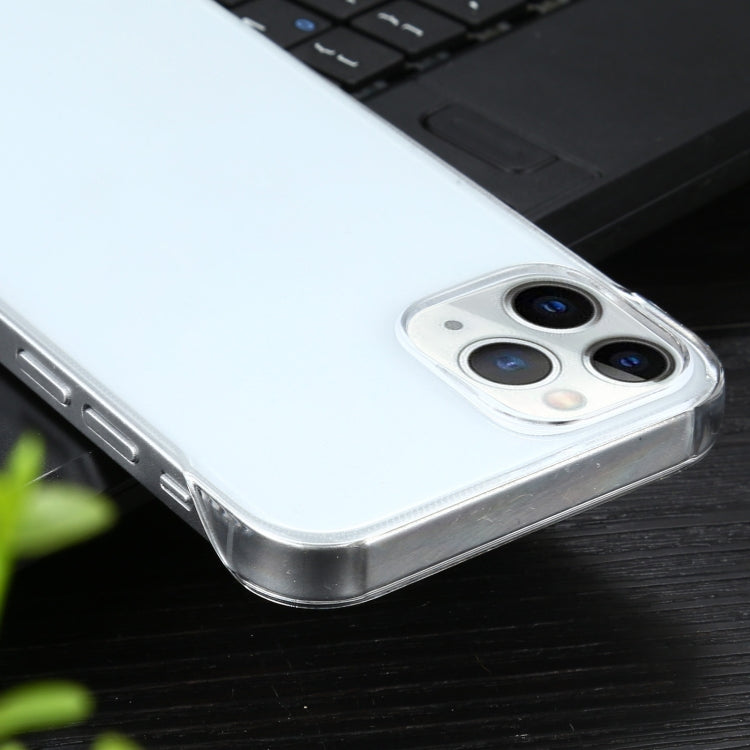 For iPhone 11 Pro Non-frame Four-corner Shockproof Clear PC Case (Transparent)