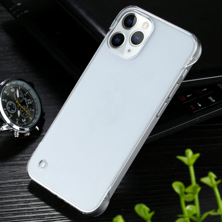 For iPhone 11 Pro Max Non-frame Four-corner Shockproof Clear PC Case (Transparent)