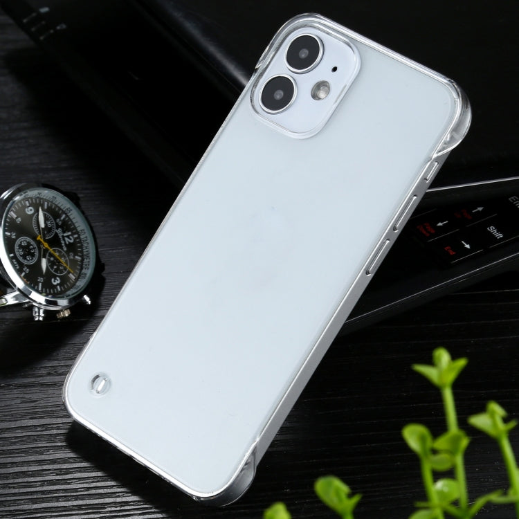 For iPhone 12 mini Non-frame Four-corner Shockproof Clear PC Case (Transparent)