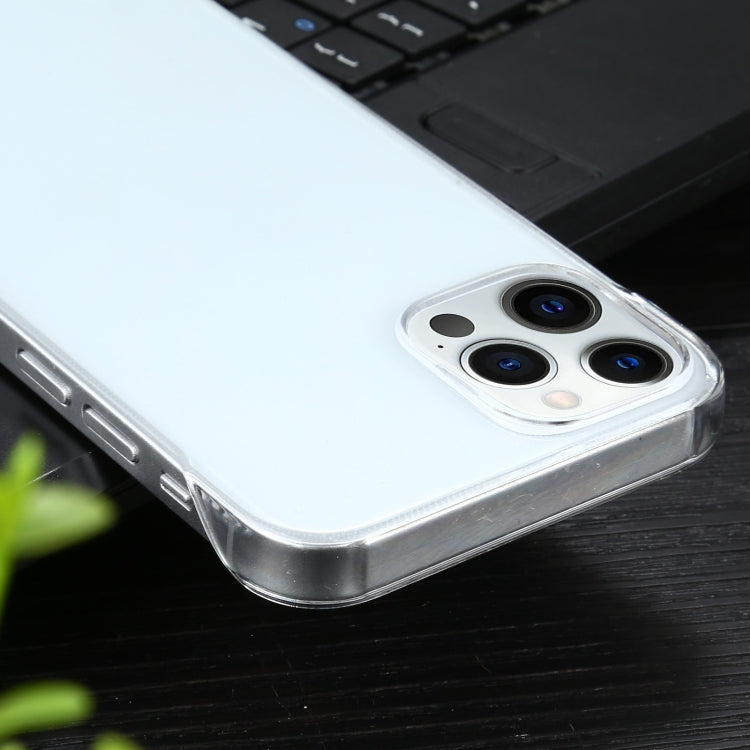 For iPhone 12 Pro Max Non-frame Four-corner Shockproof Clear PC Case(Transparent)