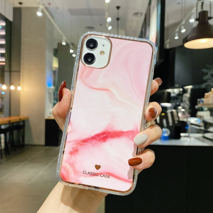 For iPhone 11 Pro IMD Watercolor Rendering Pattern Shockproof TPU Protective Case