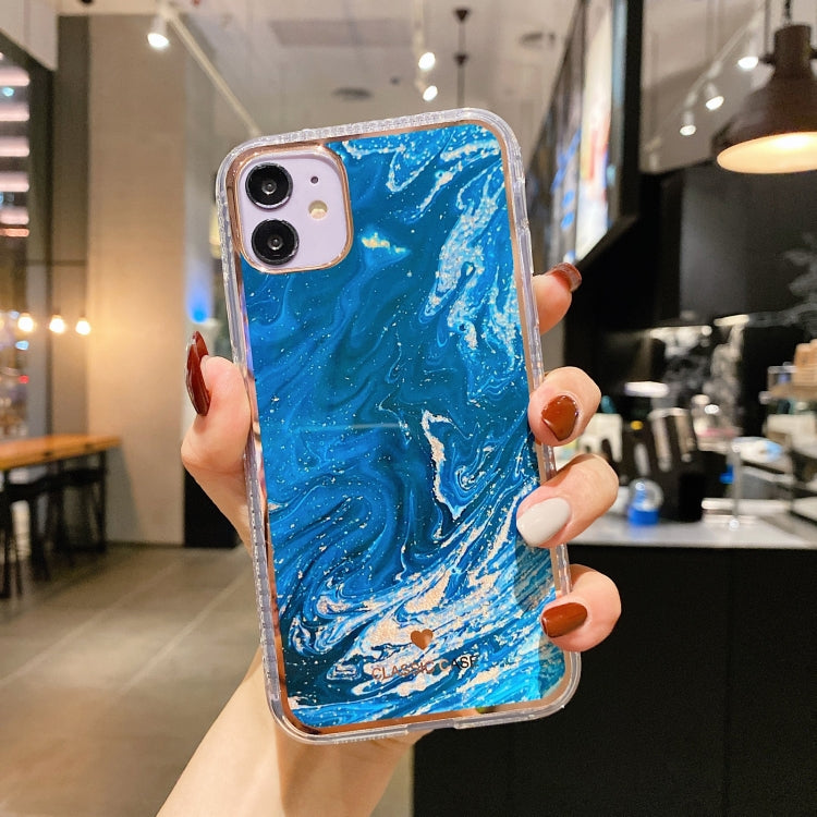 For iPhone 11 Pro IMD Watercolor Rendering Pattern Shockproof TPU Protective Case