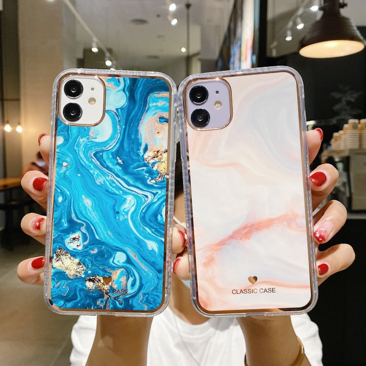 For iPhone 12 mini IMD Watercolor Rendering Pattern Shockproof TPU Protective Case