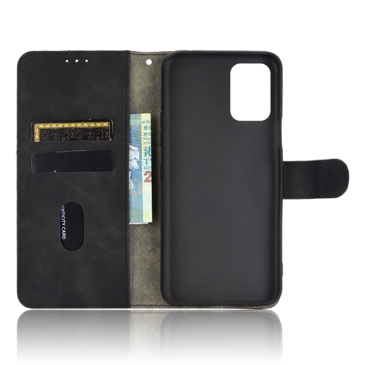 For LG K52 / K62 Solid Color Skin Feel Magnetic Buckle Horizontal Flip Calf Texture PU Leather Case with Holder & Card Slots & Wallet