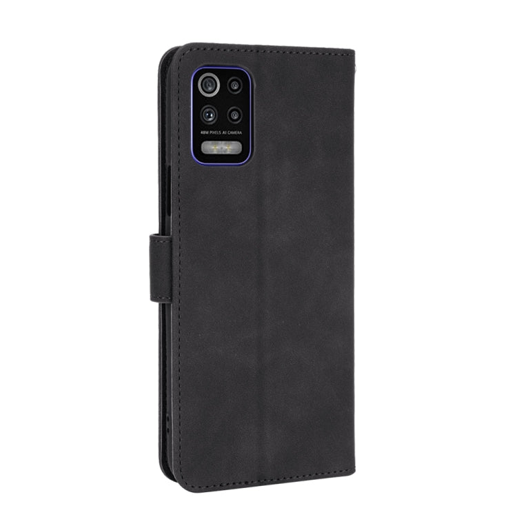 For LG K52 / K62 Solid Color Skin Feel Magnetic Buckle Horizontal Flip Calf Texture PU Leather Case with Holder & Card Slots & Wallet