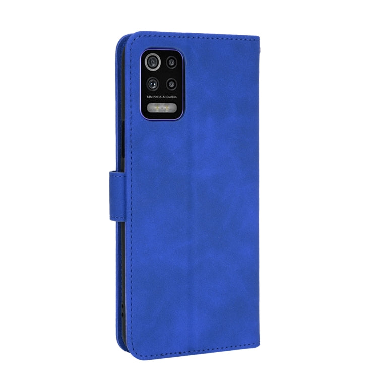For LG K52 / K62 Solid Color Skin Feel Magnetic Buckle Horizontal Flip Calf Texture PU Leather Case with Holder & Card Slots & Wallet