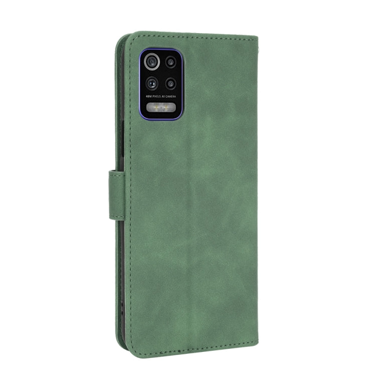 For LG K52 / K62 Solid Color Skin Feel Magnetic Buckle Horizontal Flip Calf Texture PU Leather Case with Holder & Card Slots & Wallet