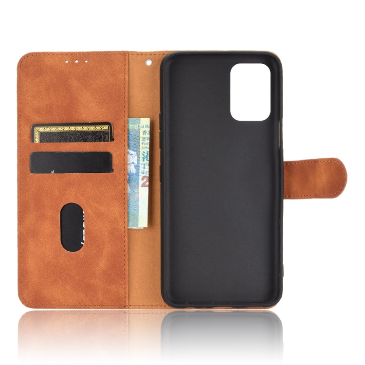 For LG K52 / K62 Solid Color Skin Feel Magnetic Buckle Horizontal Flip Calf Texture PU Leather Case with Holder & Card Slots & Wallet