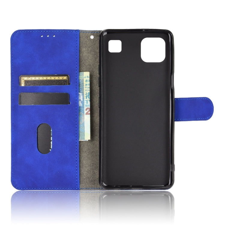 For LG K92 5G Solid Color Skin Feel Magnetic Buckle Horizontal Flip Calf Texture PU Leather Case with Holder & Card Slots & Wallet