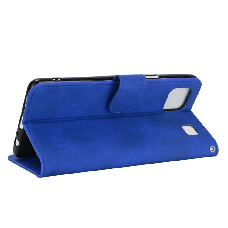 For LG K92 5G Solid Color Skin Feel Magnetic Buckle Horizontal Flip Calf Texture PU Leather Case with Holder & Card Slots & Wallet