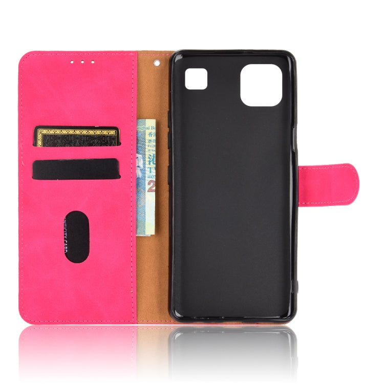 For LG K92 5G Solid Color Skin Feel Magnetic Buckle Horizontal Flip Calf Texture PU Leather Case with Holder & Card Slots & Wallet