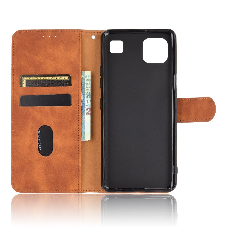 For LG K92 5G Solid Color Skin Feel Magnetic Buckle Horizontal Flip Calf Texture PU Leather Case with Holder & Card Slots & Wallet