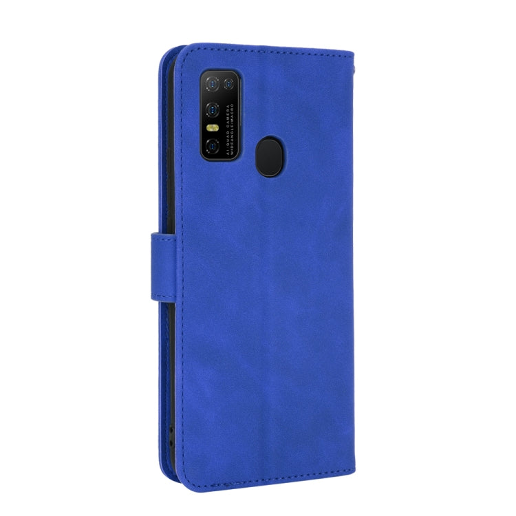 For DOOGEE N30 Solid Color Skin Feel Magnetic Buckle Horizontal Flip Calf Texture PU Leather Case with Holder & Card Slots & Wallet
