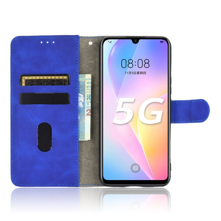 For Huawei nova 8 SE Solid Color Skin Feel Magnetic Buckle Horizontal Flip Calf Texture PU Leather Case with Holder & Card Slots & Wallet