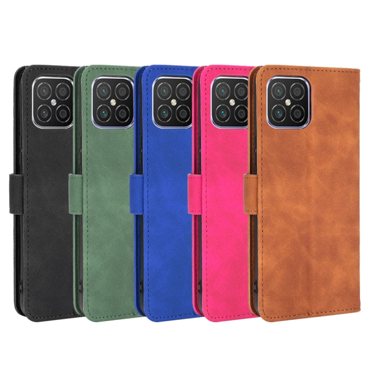 For Huawei nova 8 SE Solid Color Skin Feel Magnetic Buckle Horizontal Flip Calf Texture PU Leather Case with Holder & Card Slots & Wallet