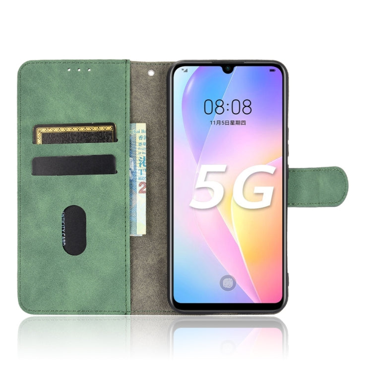 For Huawei nova 8 SE Solid Color Skin Feel Magnetic Buckle Horizontal Flip Calf Texture PU Leather Case with Holder & Card Slots & Wallet