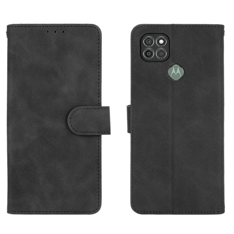 For Motorola Moto G9 Power Solid Color Skin Feel Magnetic Buckle Horizontal Flip Calf Texture PU Leather Case with Holder & Card Slots & Wallet