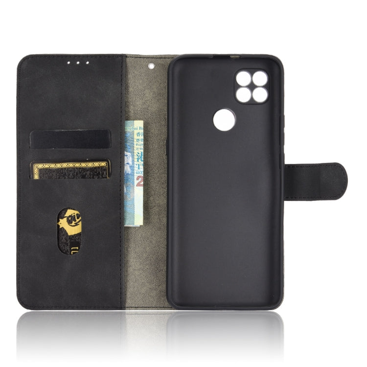 For Motorola Moto G9 Power Solid Color Skin Feel Magnetic Buckle Horizontal Flip Calf Texture PU Leather Case with Holder & Card Slots & Wallet