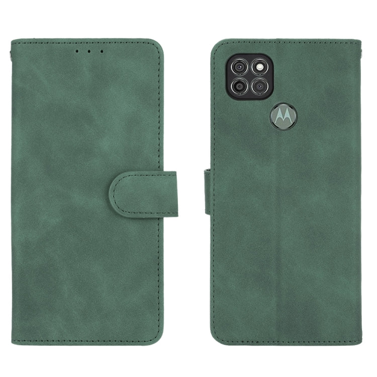 For Motorola Moto G9 Power Solid Color Skin Feel Magnetic Buckle Horizontal Flip Calf Texture PU Leather Case with Holder & Card Slots & Wallet