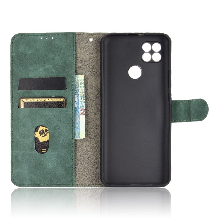 For Motorola Moto G9 Power Solid Color Skin Feel Magnetic Buckle Horizontal Flip Calf Texture PU Leather Case with Holder & Card Slots & Wallet