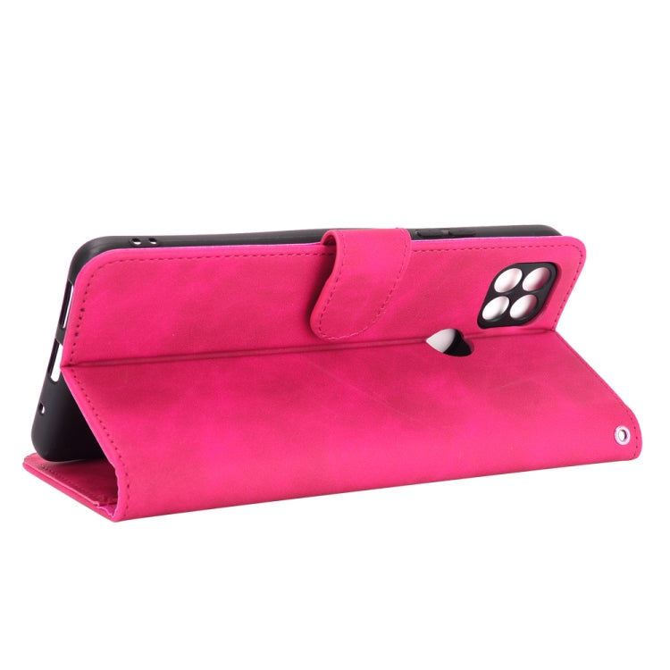 For Motorola Moto G9 Power Solid Color Skin Feel Magnetic Buckle Horizontal Flip Calf Texture PU Leather Case with Holder & Card Slots & Wallet